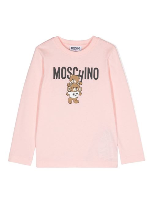 T-shirt maniche lunghe orsetti MOSCHINO KID-TEEN | HUO00WLAA0150209